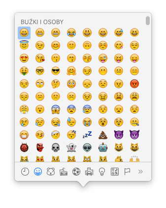 Mac OS X Emoji
